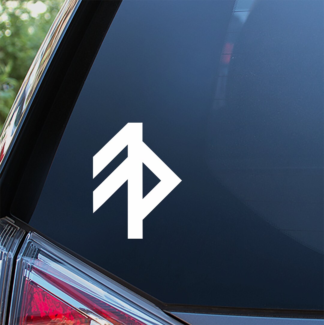 Grace Rune Sticker for Car Window, Bumper, or Laptop. Free Shipping - Etsy