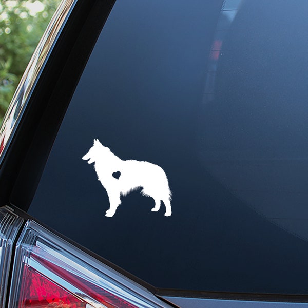 Belgian Shepherd Tervuren Sticker For Car Window, Bumper, or Laptop. Free Shipping!