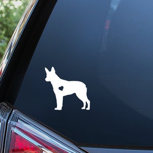 Australian Stumpy Tail Cattle Dog Sticker For Car Window, Bumper, or Laptop. Free Shipping!