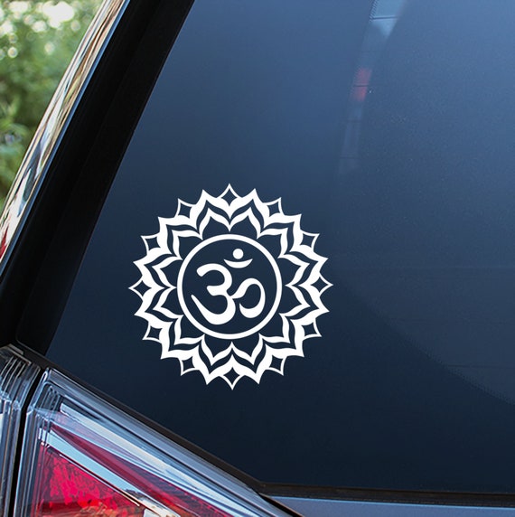 Om Symbol Sticker for Car Window, Bumper, or Laptop. Free Shipping