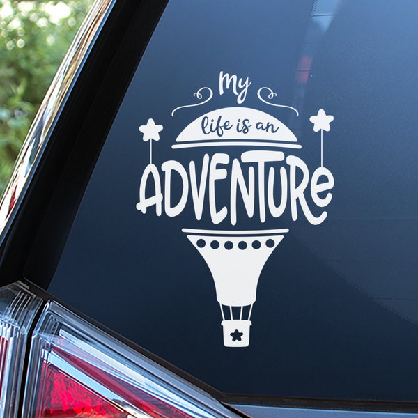 Hot Air Balloon Sticker For Car Window, Bumper, or Laptop. Free Shipping!