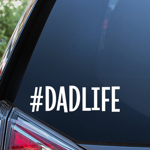 Rad Dad Car Decal Rad Dad Car Sticker Dad Car Decal Dad Etsy