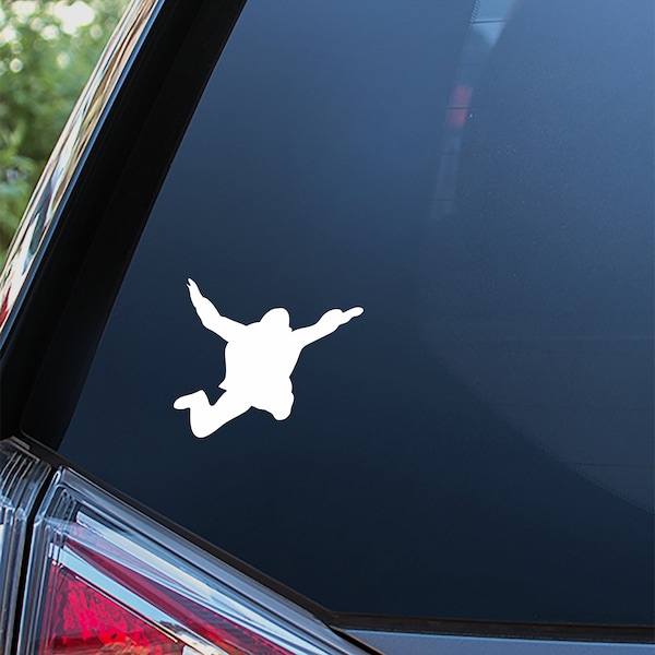 SkyDiver Sticker For Car Window, Bumper, or Laptop. Free Shipping!