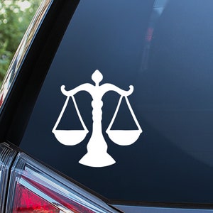 Lawyer Sticker For Car Window, Bumper, or Laptop. Free Shipping!