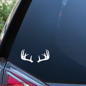 Antlers Sticker For Car Window, Bumper, or Laptop. Free Shipping!