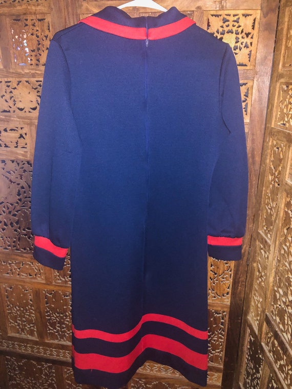 Vintage 1960's nautical dress - image 4