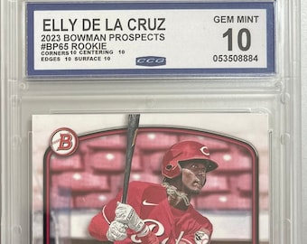 2023 Elly De La Cruz Bowman #BP-65 ルーキーカード グレーディング ジェム ミント 10!