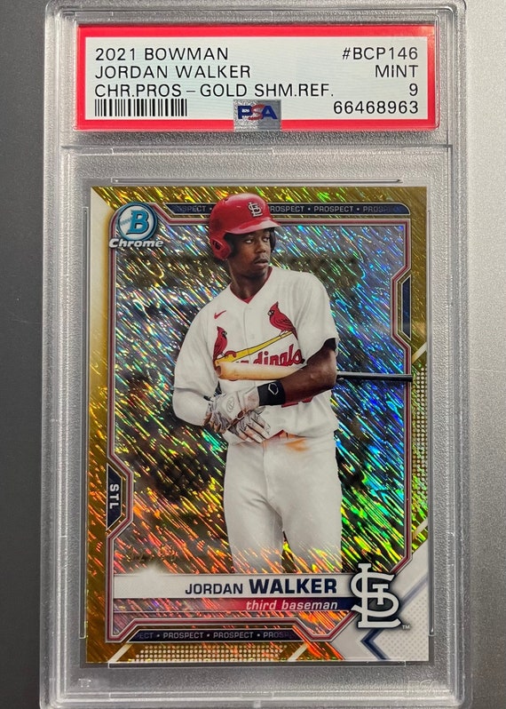JORDAN WALKER 2021 BOWMAN AUTO PSA9 RC