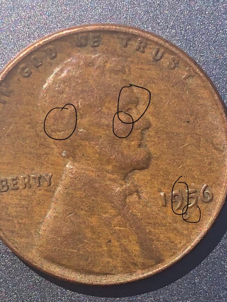 Mint Error 1956 D Lincoln Wheat Cent Wood Grain Look. Etsy
