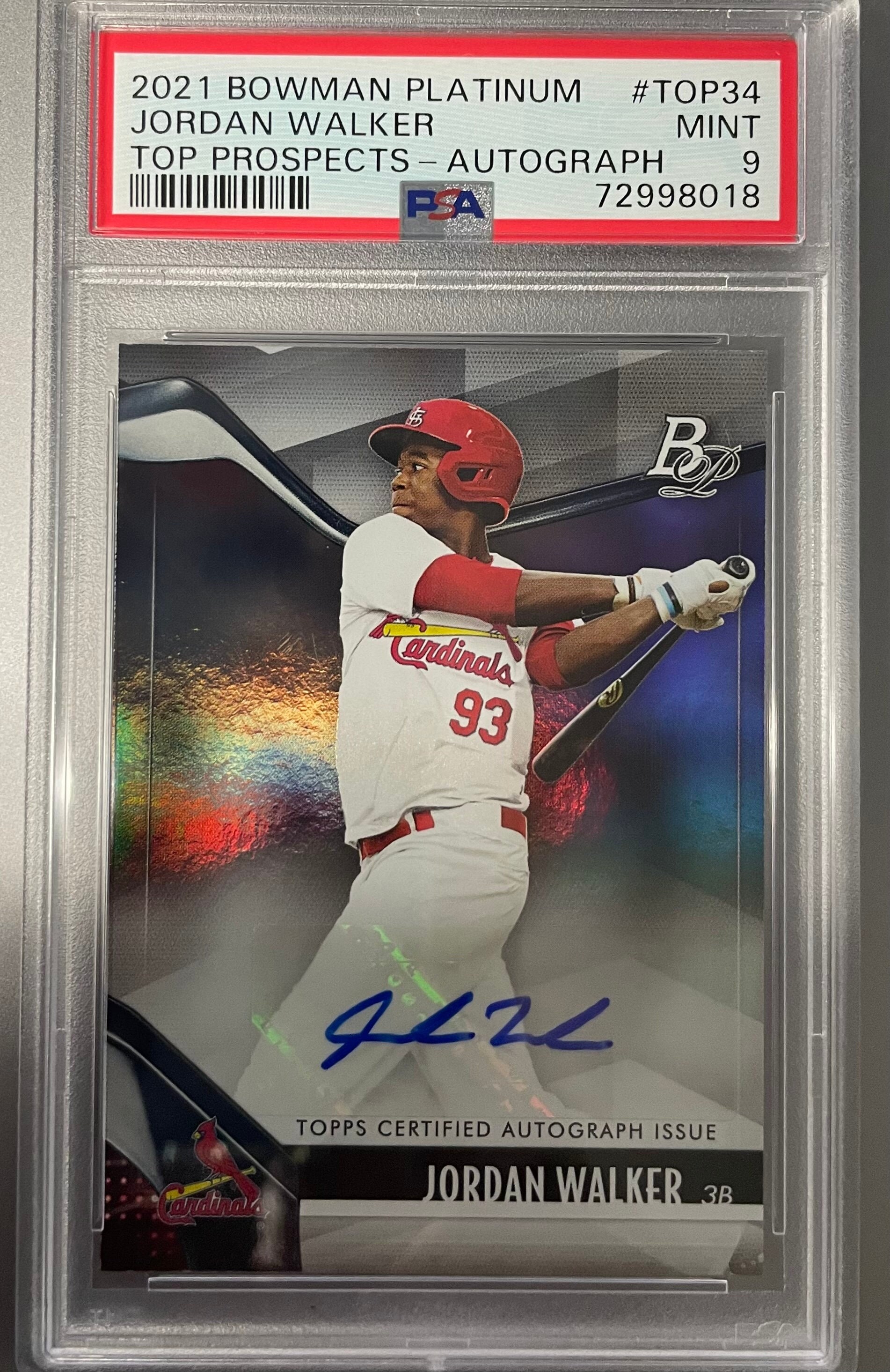 Jordan Walker Auto topps bowman - www.bangplanak.com