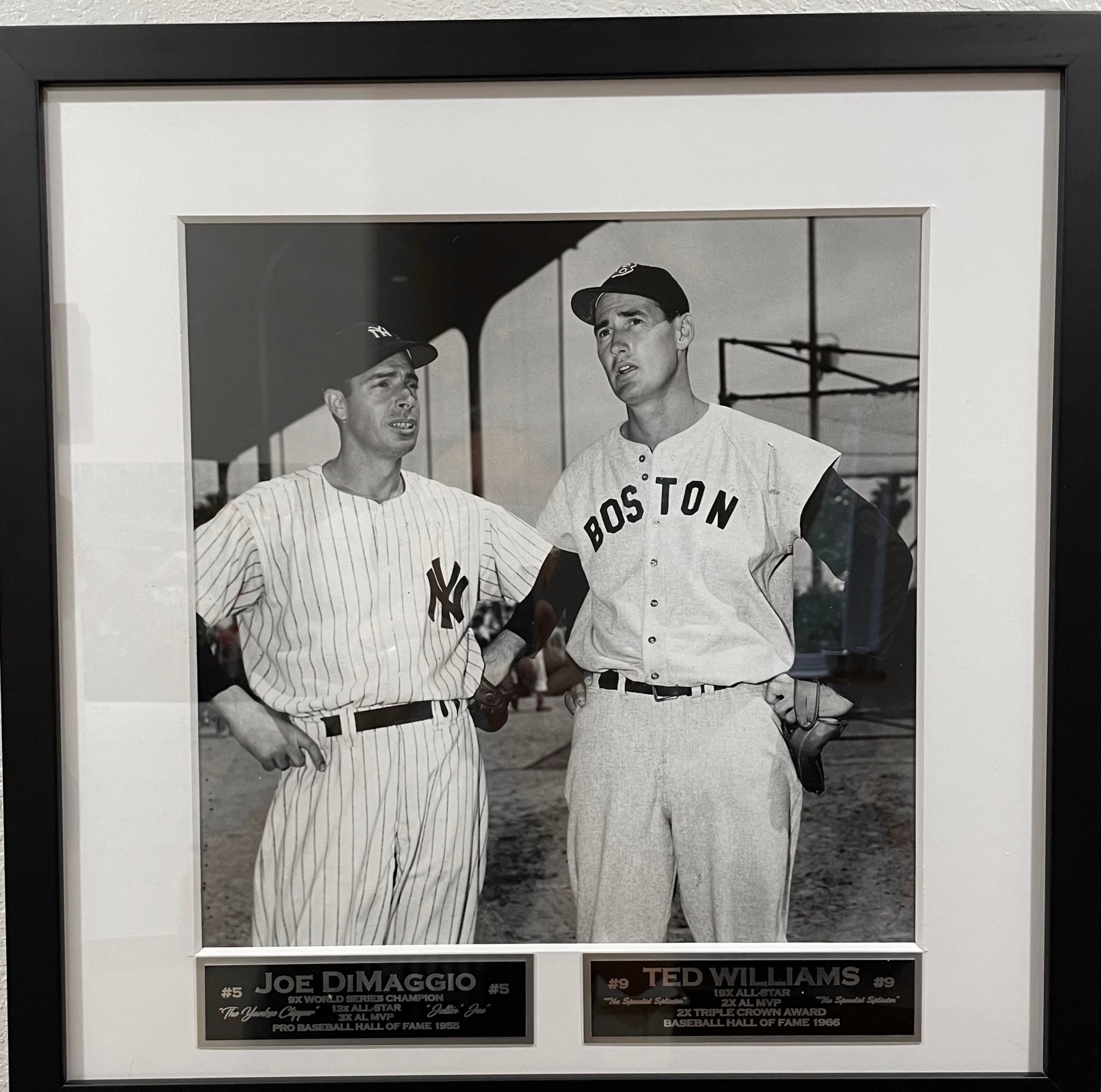 The Finest Ted Williams Hall Of Fame 1966 #9 Signed Boston Red