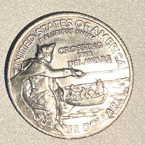Choice BU 2021 D  Crossing the Delaware George Washington Quarter! Absolutely Stunning.