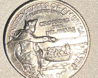 2021 D Crossing the Delaware Quarter - Choice BU Condition