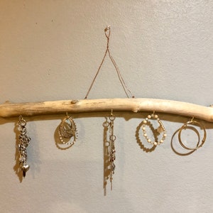 Natural Driftwood Jewelry Holder and or Key Holder
