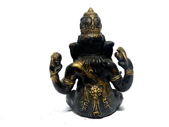 Ganesh-Statue Aus Harz, 12,7 Cm – Handgefertigte Hindu-Dekofigur Für Zuhause, Büro Oder Diwali