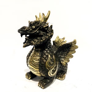 Dragon Statue, Summer Gift, Home Decor, Bronze Chinese Dragon, Gifts for him, gifts for her, Birthday, Vintage Hook, Wall Hook, Summer Decor