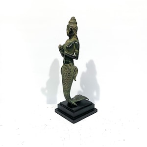Mermaid Figurine 10.2&quot;, Halloween Gift, Suvannamaccha Matsya mermaid, Holiday Gift, Halloween Decor, Unique Sculpture, Sea Goddes Sculpture