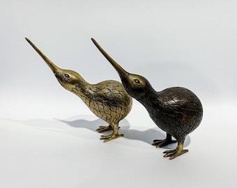 Bronze Kiwi Statue 3.7&quot;, Halloween Gift, Home Decor, Animal Sculpture Bird kiwi figurine, Halloween  Decor,  Gifts for him, gifts for her