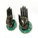Unique Pair Hand, Holiday Decoration, Gift Idea, Christmas gifts, Bronze Hook, Mudra Hand Pose hook, Wall Hook, engagement presents