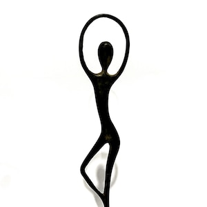Abstract Bronze  Ballet Figurine 13.4&quot;, bronze dancer, ballerina dancers sculpture, Dancing Statue,Gifts for him, Halloween Gift, Home Decor