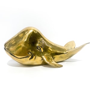 Unique Whale 7.9 Inch Statue, Summer Gift,  Fish Statue, Sea Animal, Miniature, Minimalist Home Decor, Handmade, Summer Decor, Gift Idea