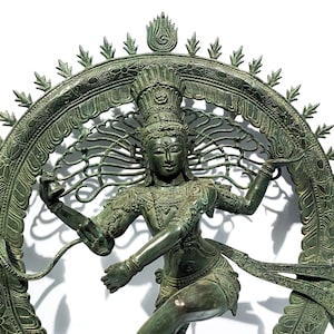 Shiva Nataraja Statue 25 inch, Summer Gift, Vintage Dancing Siwa, Shiva Art Nataraj, Siva Sculpture, Hindu God, Home Decor, Shiva Lingam