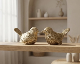 Royal Copenhagen Parrots on Branches Porcelain Statue Porcelain
