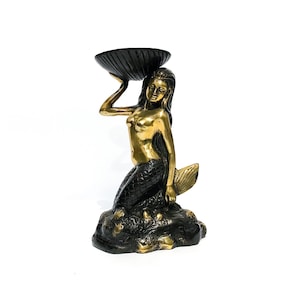 Unique Mermaid Jewelry Holder, Summer Gift, home decor, Sea Statue, Goddess Mermaid Statue, Vintage Mermaid, Gift Idea, Summer Decor