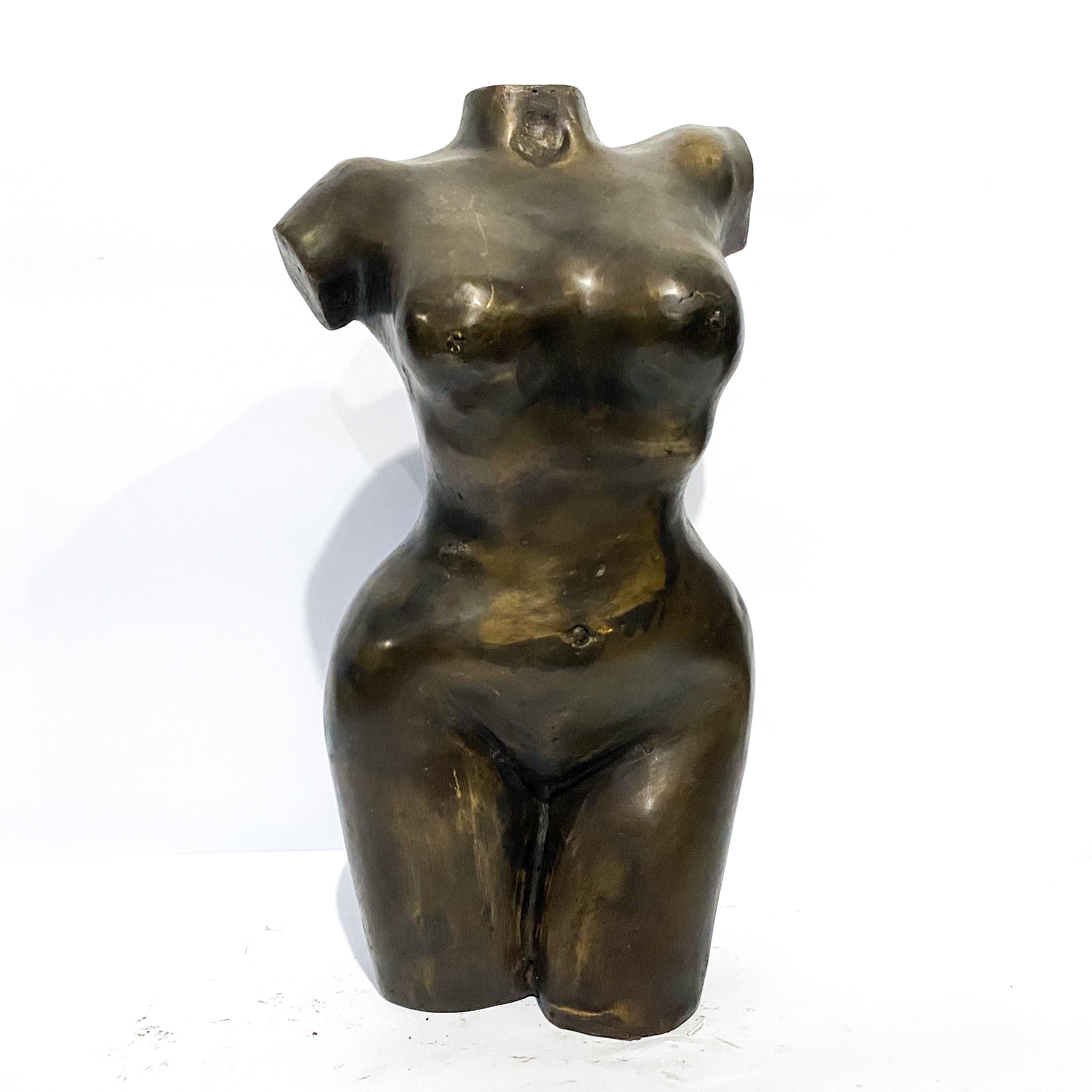 【希少品】石膏像 裸婦像 デッサン用トルソー オブジェ 希少品】石膏像 裸婦像 デッサン用トルソー オブジェ