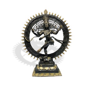 Shiva Nataraja Statue 25 inch, Summer Gift, Vintage Dancing Siwa, Shiva Art Nataraj, Siva Sculpture, Hindu God, Home Decor, Shiva Lingam