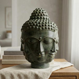 Buddha head statue - Etsy 日本