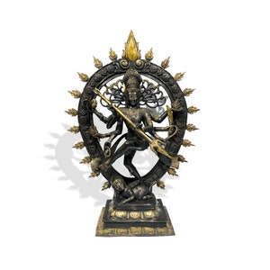 Shiva Trident Nataraja Statue 27 inch, Summer Gift, Vintage Siwa, Shiva Art Nataraj, Siva Sculpture, Hindu God, Home Decor, Shiva Lingam