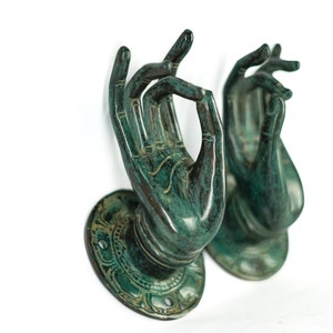 Unique Medium Pair Hand , Summer Gift, Coat Hook, Gift Idea, Wall Hook, Akash Mudra Hand, Gifts for him, gifts for her, Summer Decor