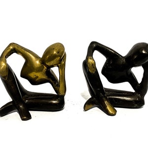 Modern Art Thinker Man 3.1&quot;, Halloween Gift, Gifts for him, gifts for her, Bronze Gifts, Handmade, Home decor, Halloween Decor, Gift Idea