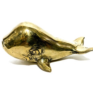 Whale Bronze Sculpture 4.3 inch, Summer Gift, Fish Statue, Summer Decor, Home Decor, Room Decor, Handmade, Birthday Gift, Gift Idea