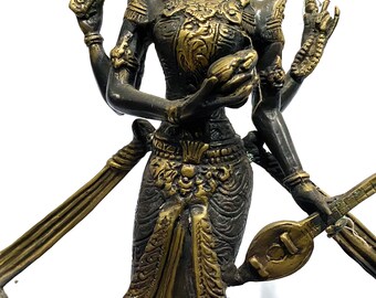 サラスヴァティブロンズ像、サラスヴァティ像、白鳥に乗った