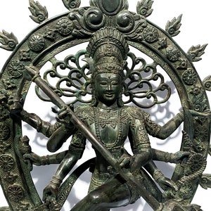 27 inch Shiva Nataraja Statue, Summer Gift, Vintage Siwa, Shiva Art Nataraj, Siva Sculpture, Hindu God Idol, Home Decor, Shiva Lingam