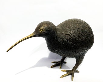 Large Kiwi Statue 14.2&quot;, Summer Gift, Life Size, Animal Ornament, Bird figurine, Gifts for him, gifts for her, Summer Decor, Home Decor