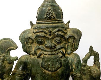 ガネーシャ ブロンズ像 ヴィンテージ ガネーシャ ブロンズ像 25.2 インチ、イースター