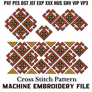Slavic Cross Stitch Machine Embroidery Pattern Ukrainian Instant Download Bundle