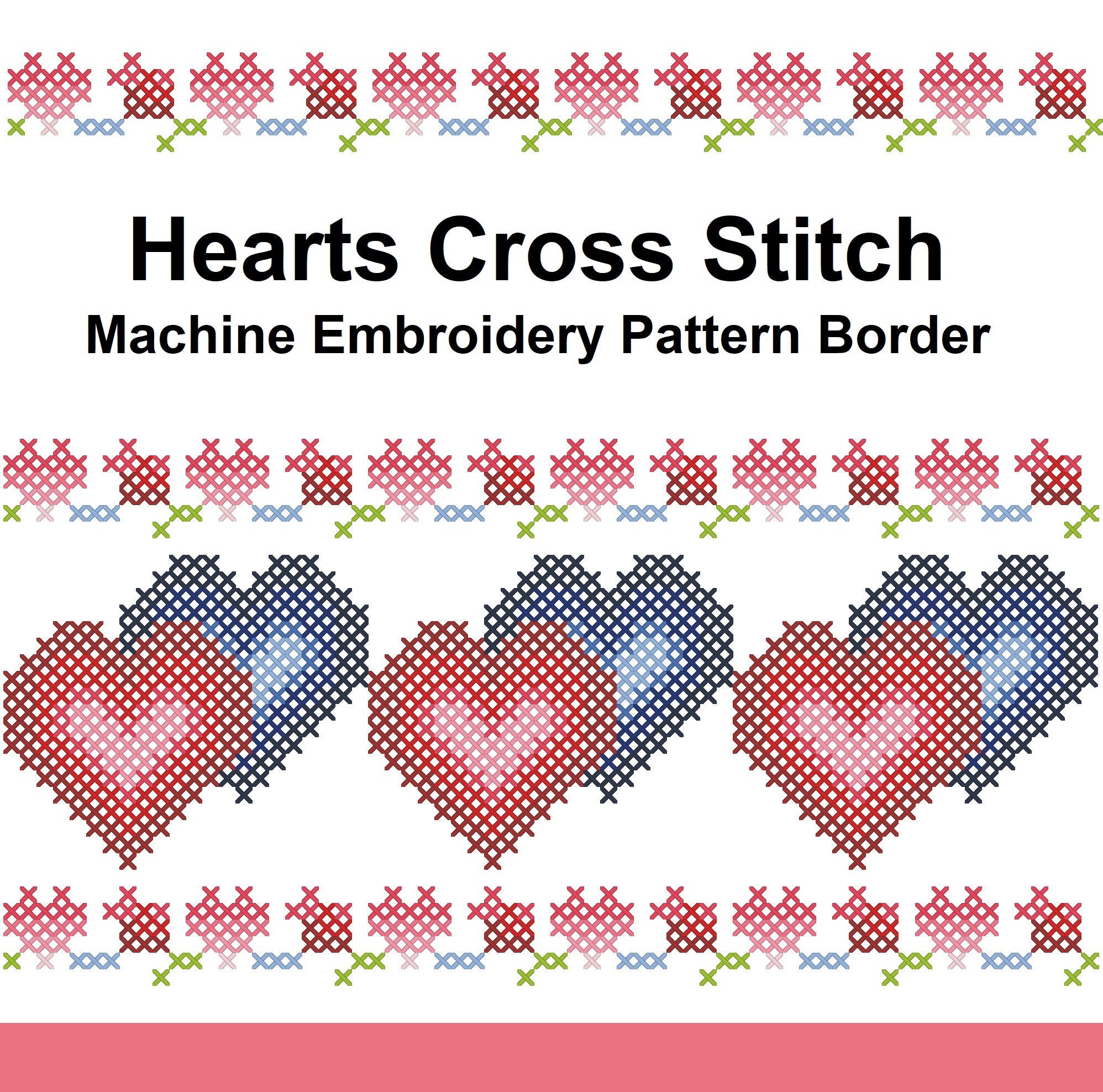 Stitch cross border flower patterns floral borders pattern embroidery vector flowers vine wave traditional vecteezy using framework edit geometric welovesolo