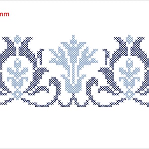 7 Traditional Border Combinations  Cross Stitch Machine Embroidery Pattern