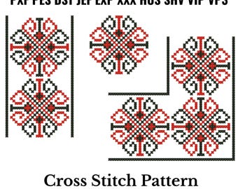 Traditional Ukrainian Cross Stitch Machine Embroidery Pattern Instant Download