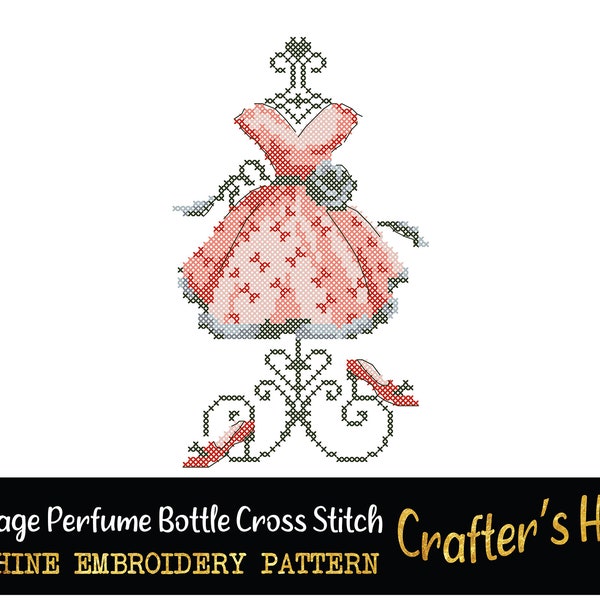 Cross Stitch Dress Etsy