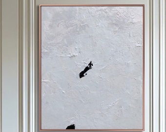 Large abstract painting on canvas, beige painting Bohemian painting Abstract painting, 3D texture painting, home decor, minimalist art