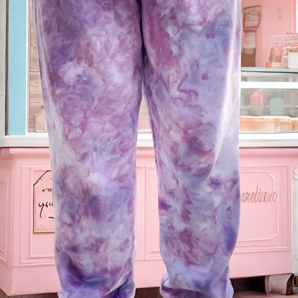 Hydrangea Ice dyed Sweatpants only