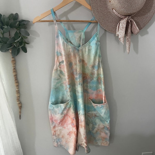 ice dyed romper