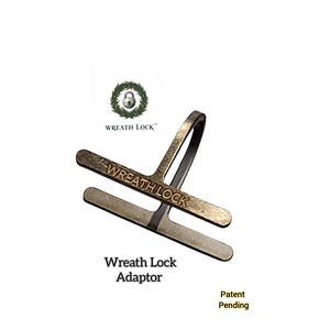 Adaptor Replacement for the Wreath Lock™ Anti-theft Wreath Hook| For use with grapevine and larger wreaths| ***Veteran Business Product***