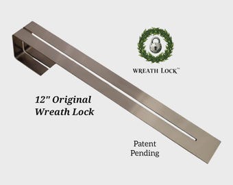 Wreath Lock™ 12" Stainless Steel Anti-Theft Wreath Hook –***Please Read Description Before Purchasing