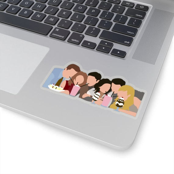Friends TV show stickers sticker sheet durable vinyl laptop stickers